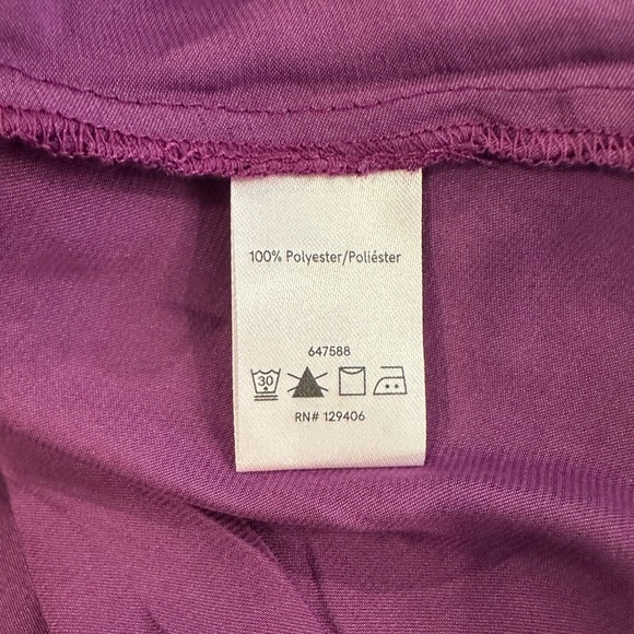 Venus Cold Shoulder NWT SZ 12 Women's Purple Top - Picture 7 of 7